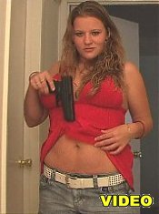 Tough teen plumper stuffs her fuck hole with dildo