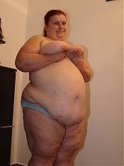 Mountain of a woman loves getting coated in cum!