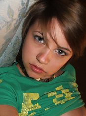 Sexy bbw ex girlfriend Amber D entertains herself by taking kinky pictures of her big titties